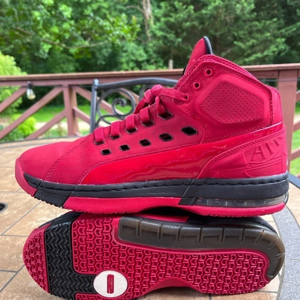 Nike Air Jordan Ol School Gym Red Black Basketball Shoes S. 10 317223-60…